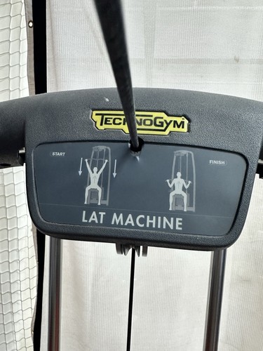 Technogym lat pulldown machine - technogym,